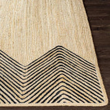 Surya Bryant BRA-2400 Black Light Beige 2' x 3' Rug