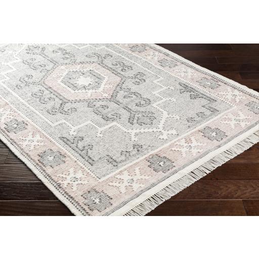 Surya Bursa BUR-2304 Charcoal Cream 2' x 3' Rug
