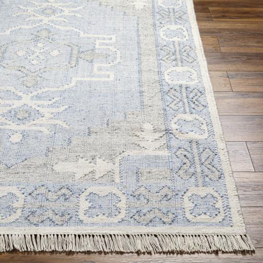 Surya Bursa BUR-2305 Black Cream 5' x 7'6" Rug