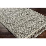 Surya Cadiz CDZ-2300 Black Gray 5' x 7'6" Rug