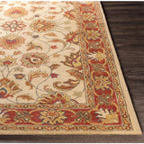 Surya Caesar CAE-1001 Brick Red Brown 4' Round Rug