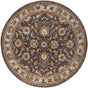 Surya Caesar CAE-1004 Burnt Orange Charcoal 6' x 9' Oval Rug