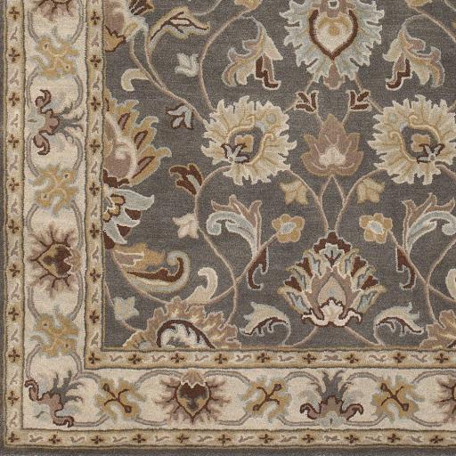 Surya Caesar CAE-1005 Charcoal Dark Brown 6' x 9' Rug