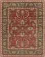 Surya Caesar CAE-1007 Brick Red Dark Brown 6' x 9' Oval Rug