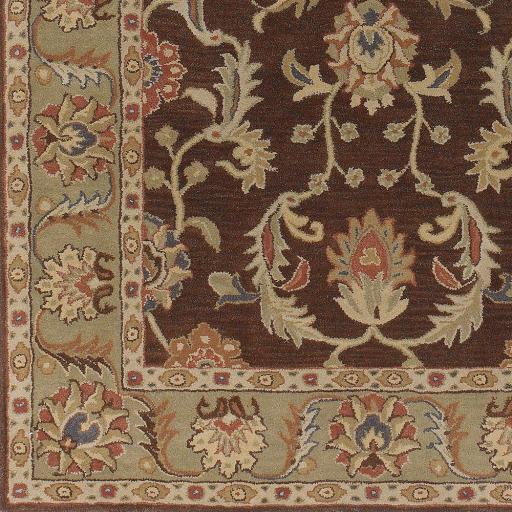 Surya Caesar CAE-1009 Beige Brick Red 5' x 8' Rug