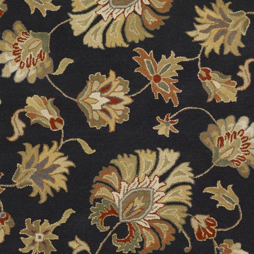 Surya Caesar CAE-1027 Beige Black 8' Square Rug
