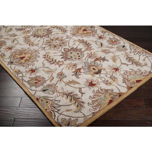 Surya Caesar CAE-1029 Black Blush 2' x 4' Hearth Rug