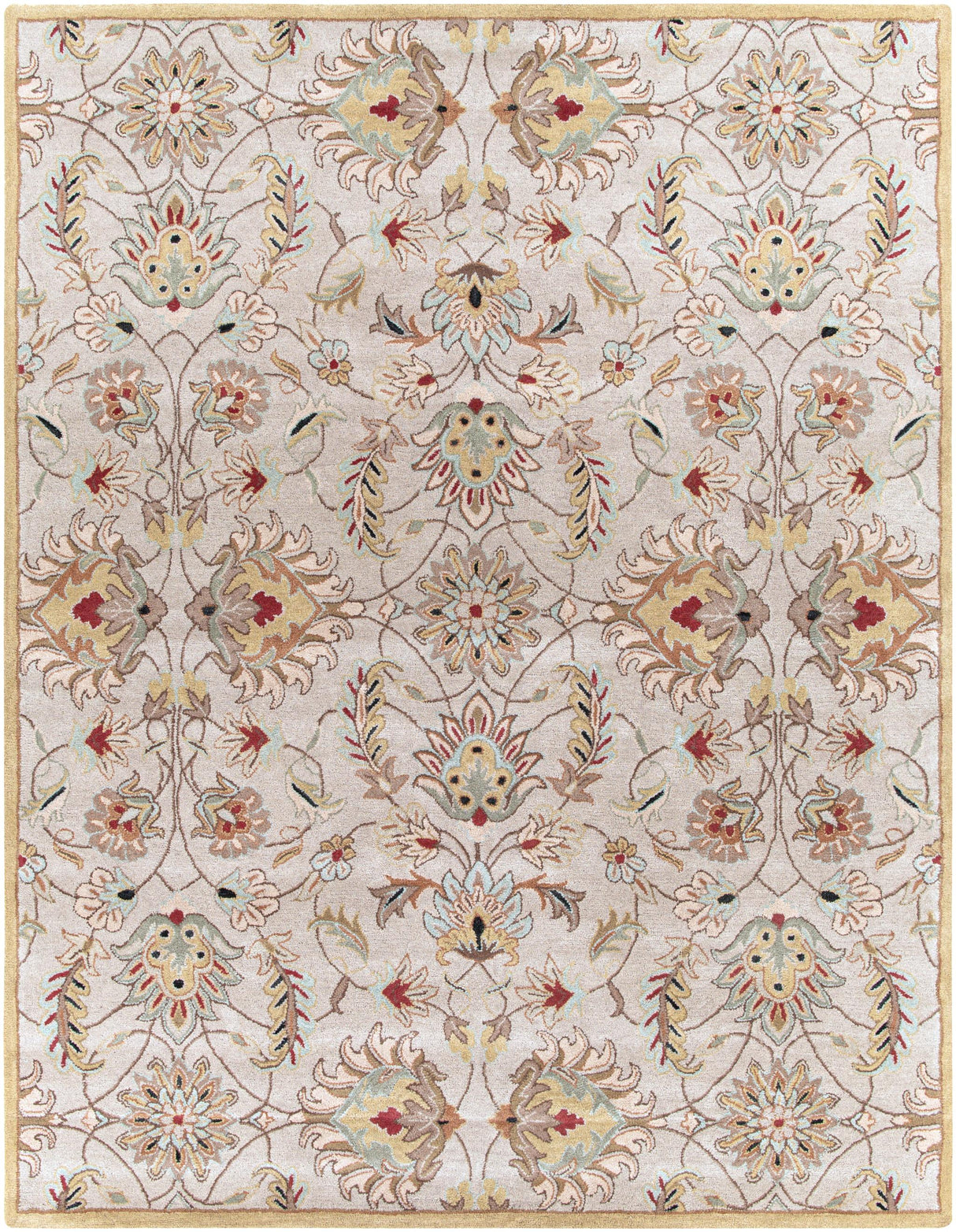 Surya Caesar CAE-1029 Black Blush 6' x 9' Oval Rug