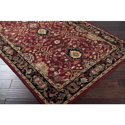 Surya Caesar CAE-1031 Beige Black 6' x 9' Oval Rug