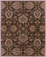 Surya Caesar CAE-1051 Brick Red Brown 6' x 9' Oval Rug