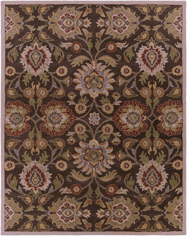 Surya Caesar CAE-1051 Brick Red Brown 6' x 9' Oval Rug