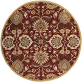 Surya Caesar CAE-1061 Black Brown 6' x 9' Oval Rug