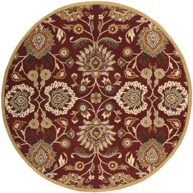 Surya Caesar CAE-1061 Black Brown 6' x 9' Oval Rug