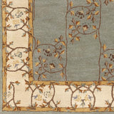 Surya Caesar CAE-1100 Beige Burnt Orange 6' x 9' Oval Rug