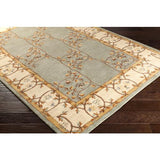 Surya Caesar CAE-1100 Beige Burnt Orange 6' x 9' Oval Rug