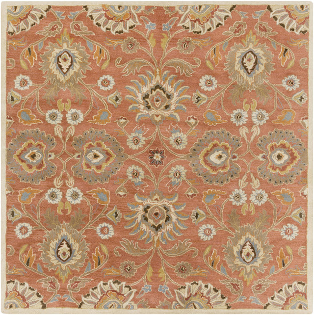 Surya Caesar CAE-1107 Beige Black 6' x 9' Oval Rug