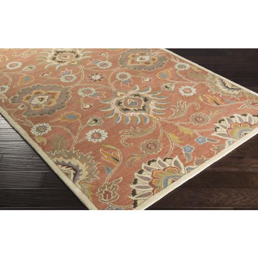 Surya Caesar CAE-1107 Beige Black 6' x 9' Oval Rug