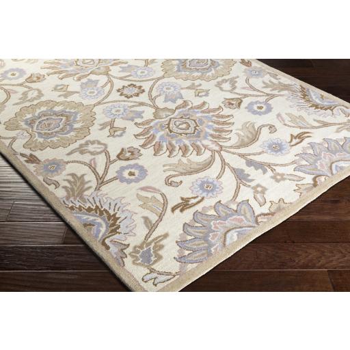 Surya Caesar CAE-1109 Brown Denim 6' x 9' Oval Rug
