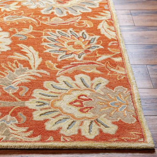 Surya Caesar CAE-1112 Brick Red Dark Brown 2'6" x 8' Rug
