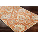 Surya Caesar CAE-1112 Brick Red Dark Brown 6' x 9' Oval Rug