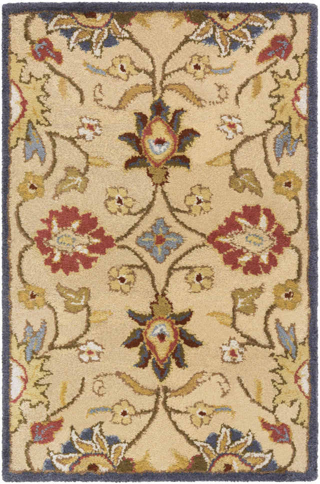 Surya Caesar CAE-1116 Blue Brick Red 6' x 9' Oval Rug
