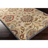 Surya Caesar CAE-1116 Blue Brick Red 6' x 9' Oval Rug