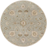 Surya Caesar CAE-1121 Gray Ivory 6' x 9' Oval Rug