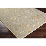Surya Caesar CAE-1121 Gray Ivory 6' x 9' Oval Rug