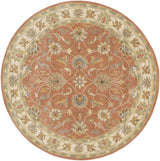 Surya Caesar CAE-1124 Brick Red Burnt Orange 6' x 9' Oval Rug