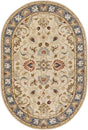 Surya Caesar CAE-1125 Brick Red Dark Brown 6' x 9' Oval Rug