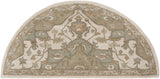 Surya Caesar CAE-1143 Beige Dark Brown 6' x 9' Oval Rug
