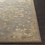 Surya Caesar CAE-1144 Beige Dark Brown 8' Square Rug