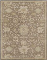 Surya Caesar CAE-1149 Beige Dark Brown 6' x 9' Oval Rug