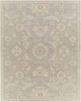 Surya Caesar CAE-1162 Beige Charcoal 6' x 9' Oval Rug