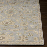 Surya Caesar CAE-1162 Beige Charcoal 6' x 9' Oval Rug