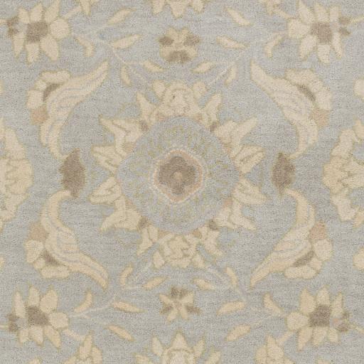 Surya Caesar CAE-1162 Beige Charcoal 6' x 9' Oval Rug