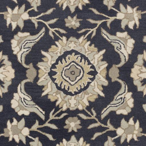 Surya Caesar CAE-1164 Brown Ink Blue 6' x 9' Oval Rug