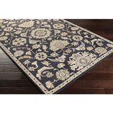 Surya Caesar CAE-1164 Brown Ink Blue 6' x 9' Oval Rug