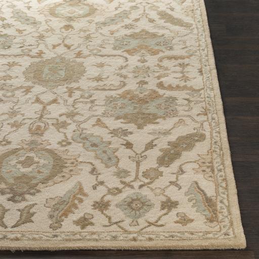 Surya Caesar CAE-1166 Cream Dusty Sage 2'6" x 8' Rug