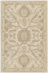 Surya Caesar CAE-1166 Cream Dusty Sage 6' x 9' Oval Rug
