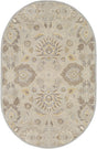 Surya Caesar CAE-1192 Ivory Light Brown 6' x 9' Oval Rug