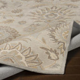 Surya Caesar CAE-1192 Ivory Light Brown 6' x 9' Oval Rug