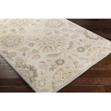 Surya Caesar CAE-1192 Ivory Light Brown 6' x 9' Oval Rug
