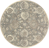 Surya Caesar CAE-1195 Black Brown 6' x 9' Oval Rug
