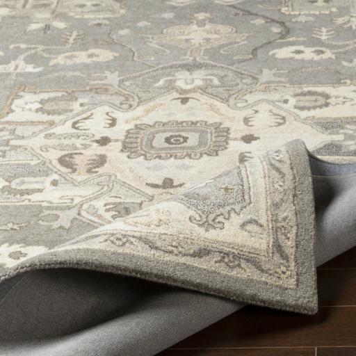 Surya Caesar CAE-1196 Black Brown 6' x 9' Oval Rug