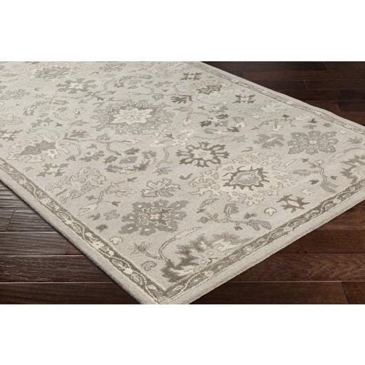 Surya Caesar CAE-1197 Black Brown 6' x 9' Oval Rug