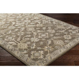 Surya Caesar CAE-1200 Black Brown 6' x 9' Oval Rug