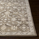 Surya Caesar CAE-1200 Black Brown 8' Square Rug