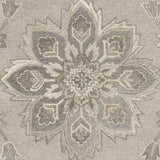 Surya Caesar CAE-1201 Black Brown 6' x 9' Oval Rug
