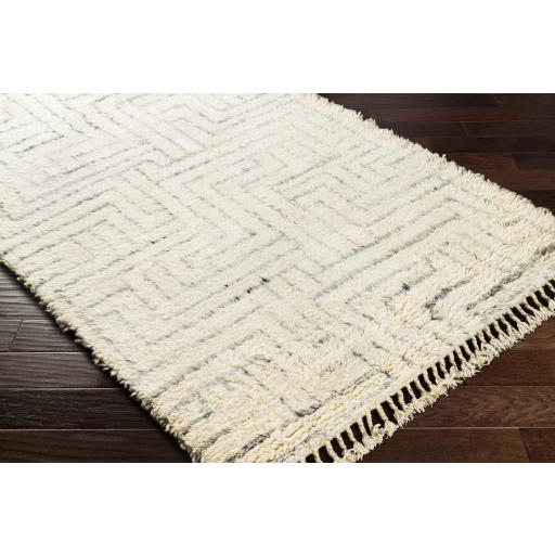 Surya Camille CME-2302 Black Cream 2' x 3' Rug